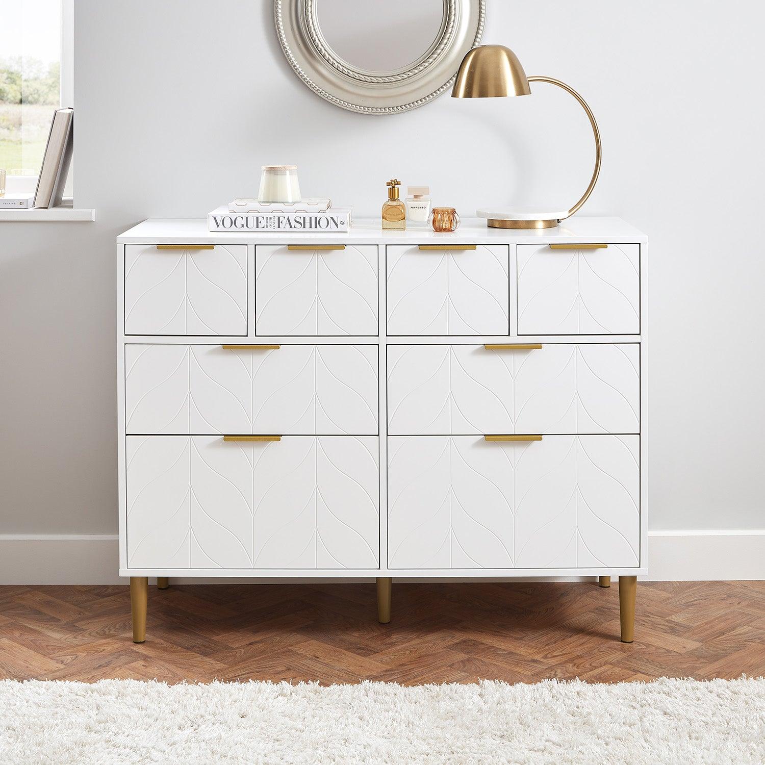 Gloria 8 Drawer Chest of Drawers