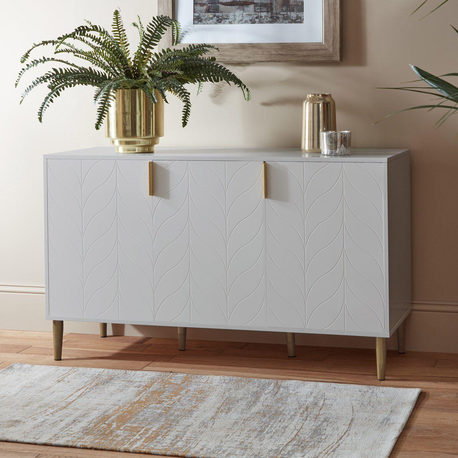 Gloria 3 Door Large Sideboard Mist