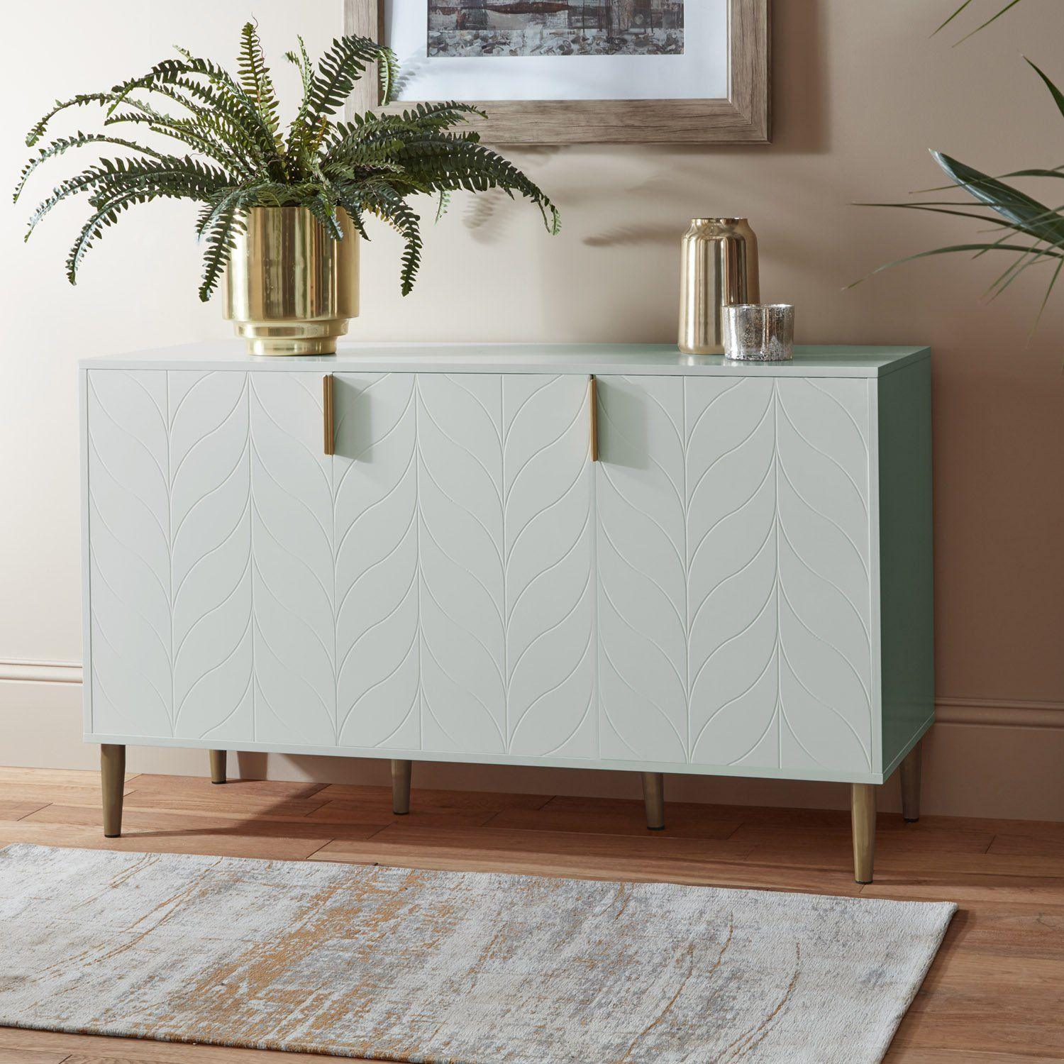 Gloria 3 Door Large Sideboard Sage