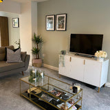 Gloria Large White Sideboard - Laura James