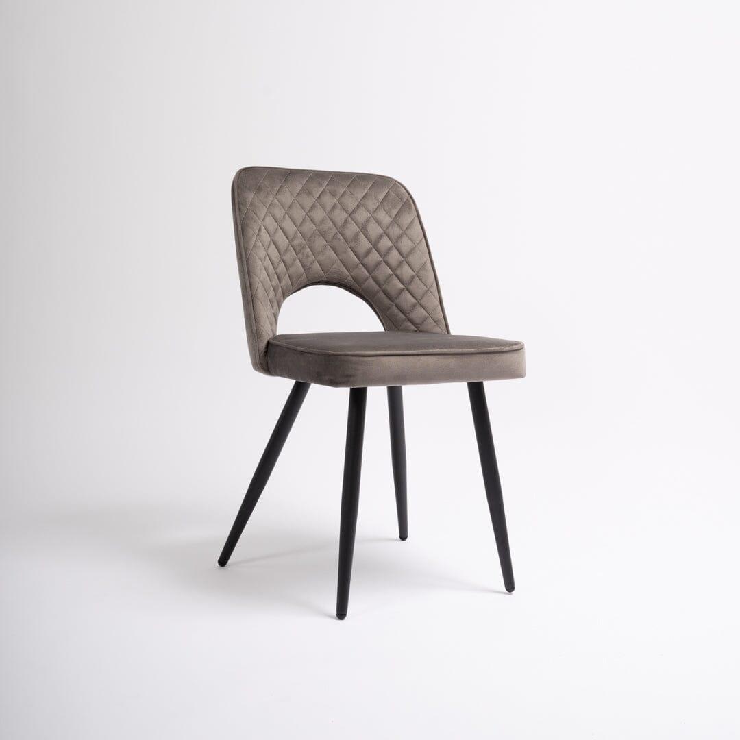 Hope dining chair - set of 2 - dark grey - Laura James