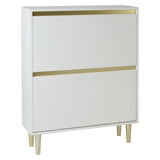Iliana shoe cabinet - 2 door - white - Laura James