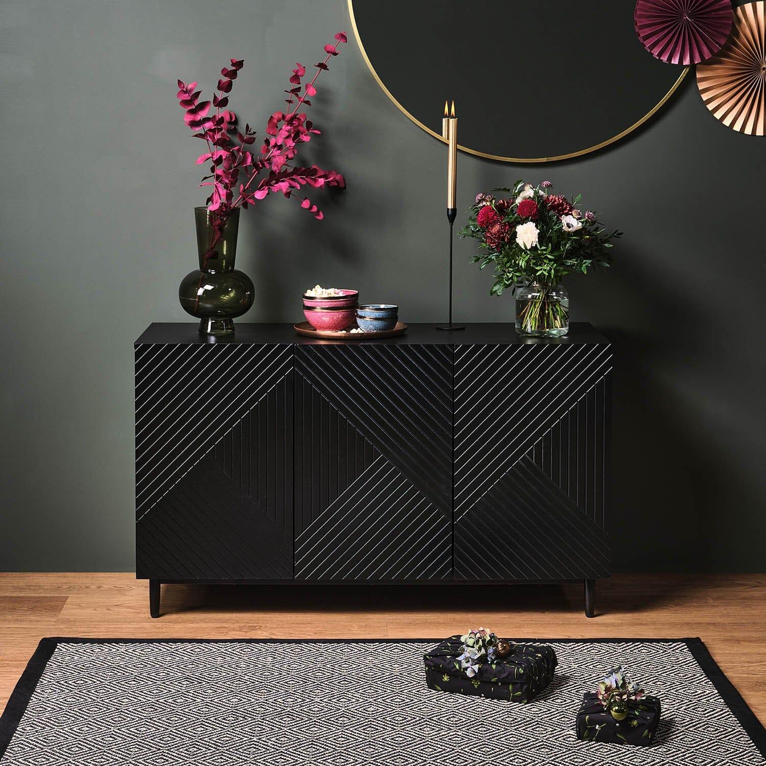 Jack Large Black Sideboard Laura James