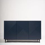Jack sideboard - geometric - blue - Laura James