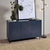 Jack sideboard - geometric - blue - Laura James