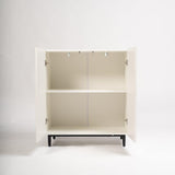 Jack small sideboard - geometric - white - Laura James