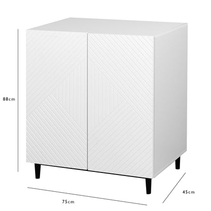 Jack small sideboard - white - Laura James
