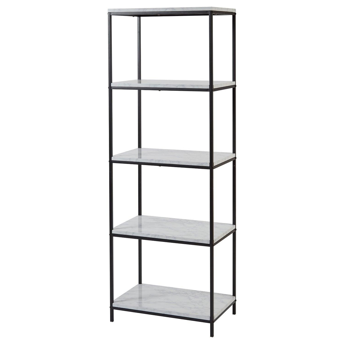 Jay Marble and Black Tall Bookcase – Laura James