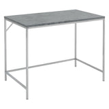 Jay desk - concrete effect and chrome - Laura James