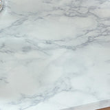 Jay desk - marble effect and chrome - Laura James