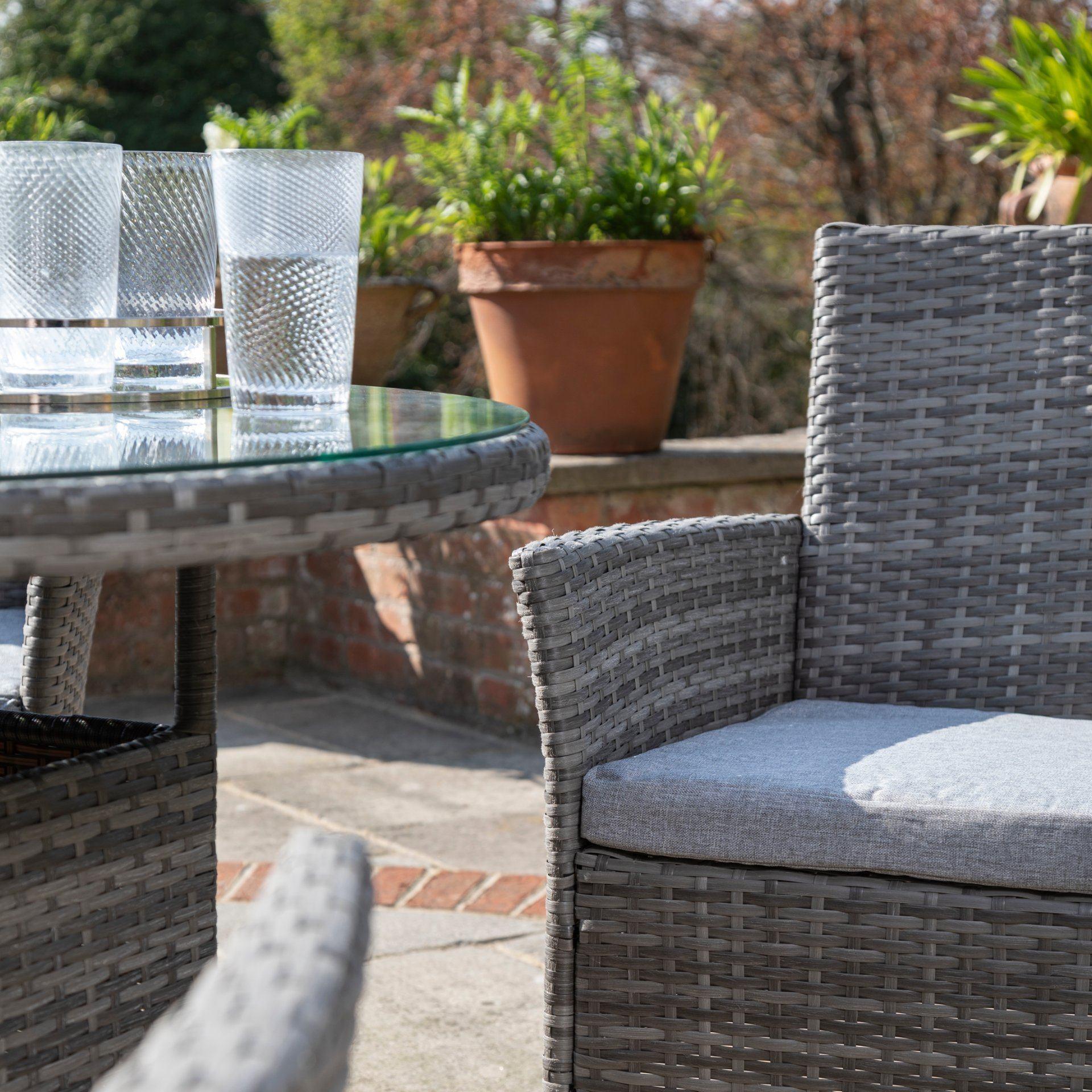 Grey rattan best sale