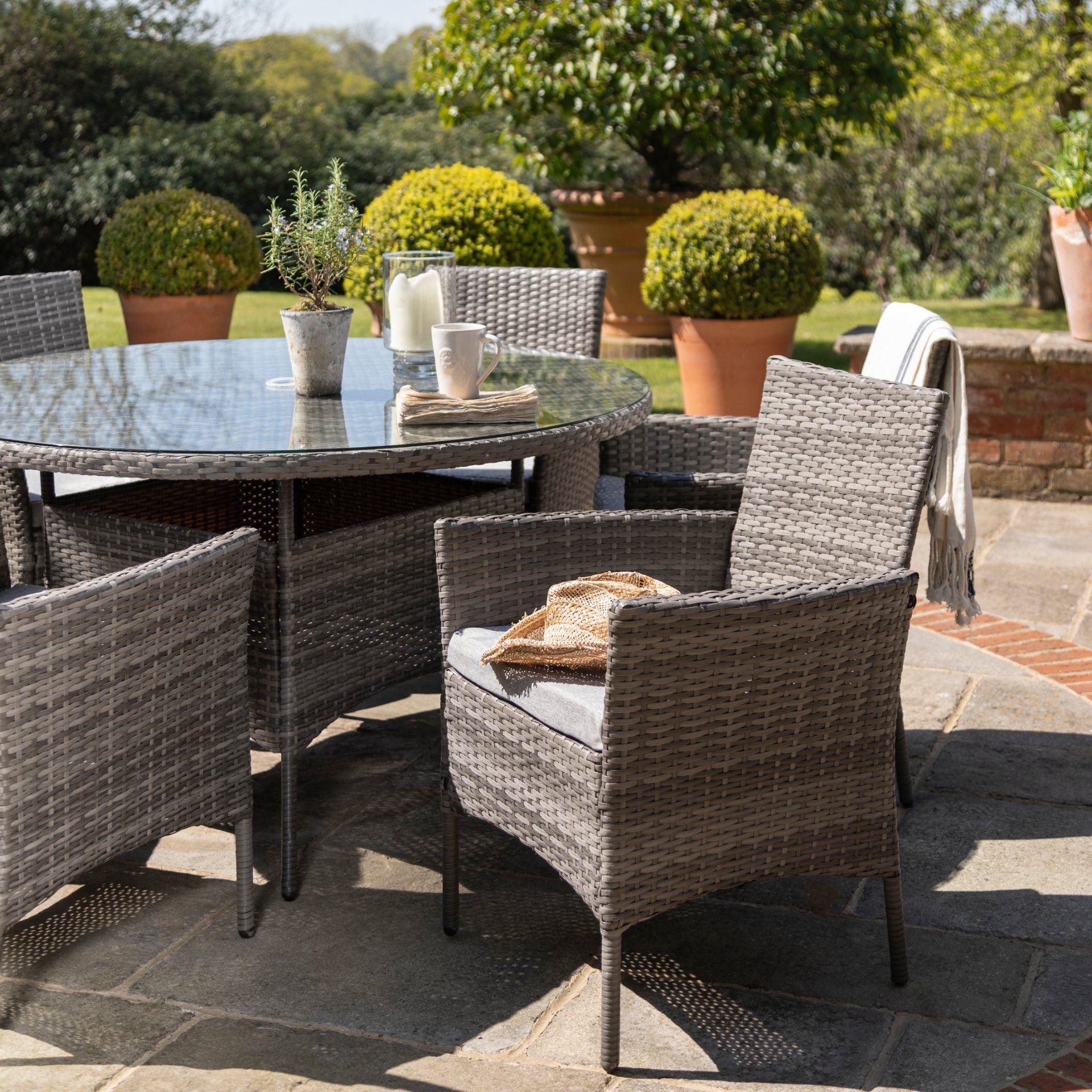 Rattan garden furniture in stock outlet