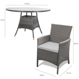 Kemble 6 Seater Garden Set - Laura James