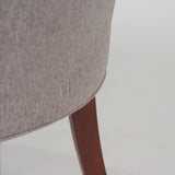 Louis dining chairs - set of 2 - grey and dark wood - Laura James