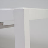 Magnus extendable dining table - white - Laura James