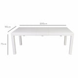 Magnus White Dining Table Laura James