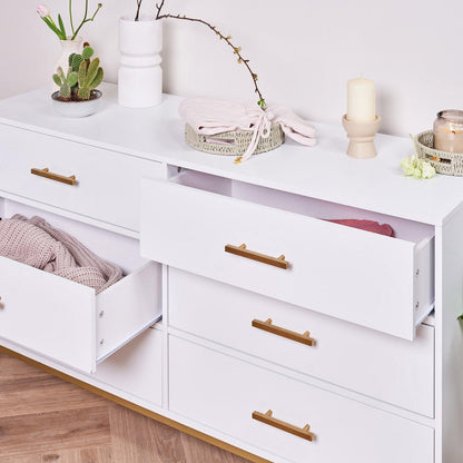 Marie Chest of Drawers - White - Laura James