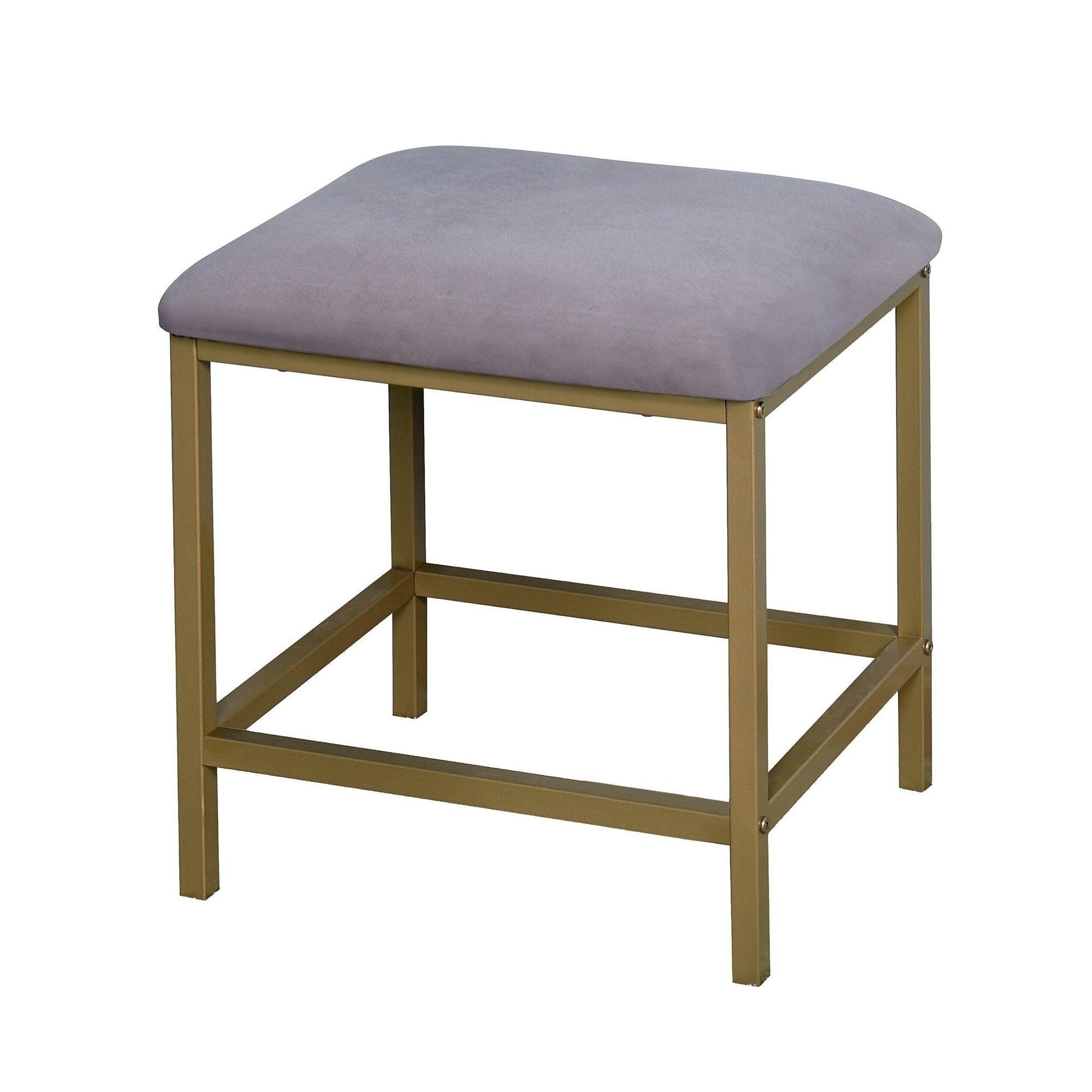 Outlet - Marie Dressing Table Stool - Grey Laura James Outlet - Marie Dressing Table Stool - Grey Laura James