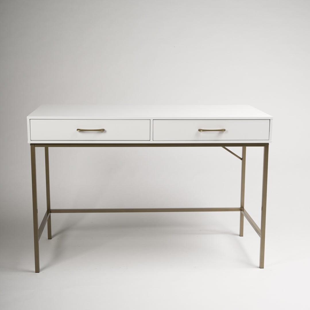 Marie White Dressing Table with Drawers Laura James Marie White Dressing Table with Drawers Laura James