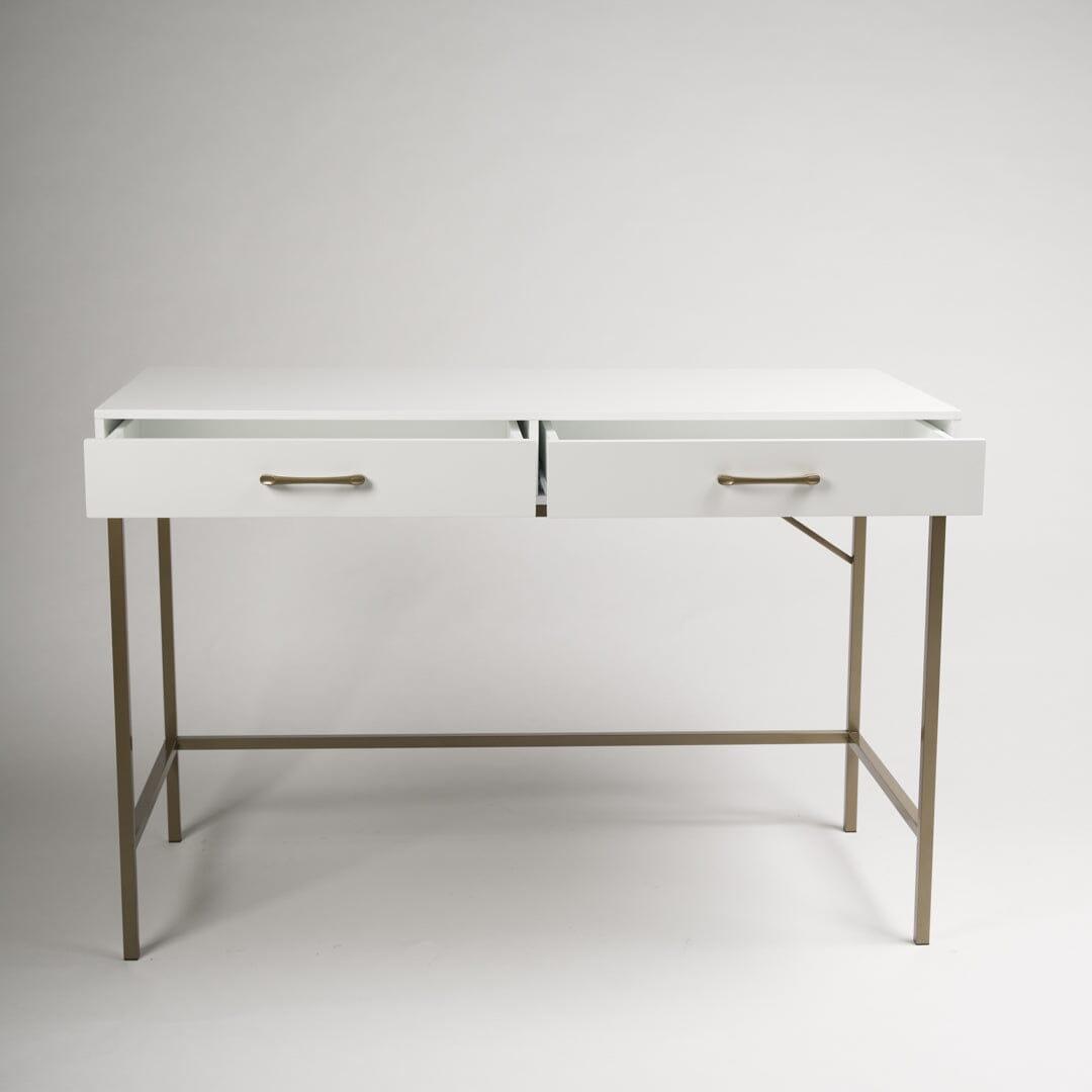 Marie White Dressing Table with Drawers Laura James Marie White Dressing Table with Drawers Laura James