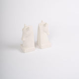 Medburn 17cm Ceramic Bookend - Set of 2 - White - Laura James