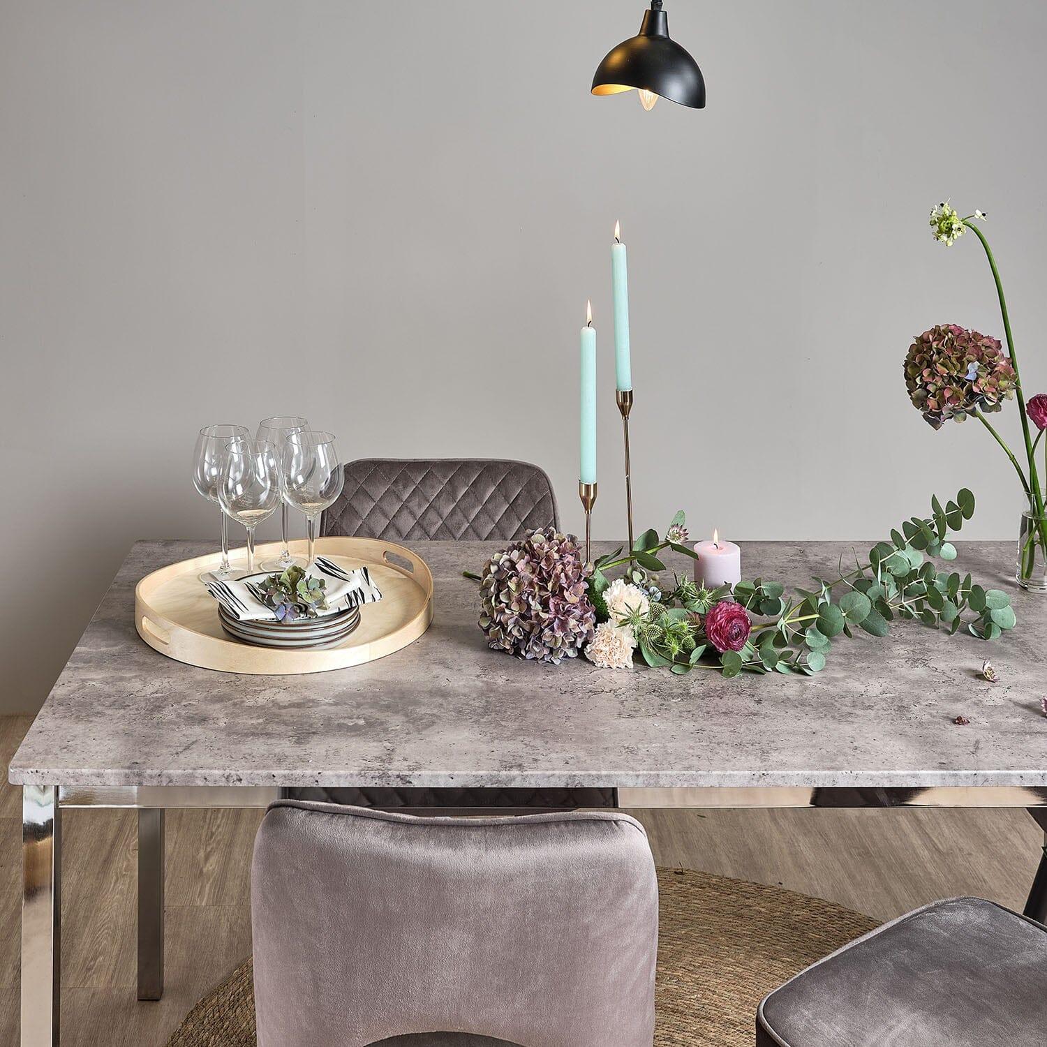 Concrete Dining Table Zen Outdoor Concrete Dining Table With Aluminium