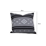 Black Aztec Cushion Cover 