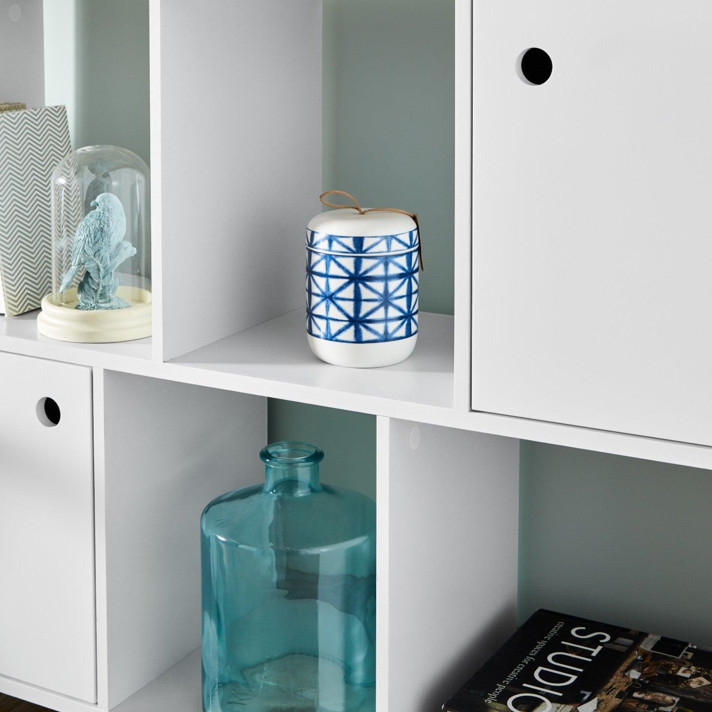 OUTLET-Anderson Bookcase - White - Laura James