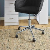 Anna black swivel chair - Laura James