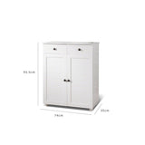 Outlet – Ascot shoe cabinet - white storage cupboard - Laura James