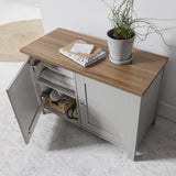 OUTLET-Bampton Hallway Cupboard - Grey - Laura James