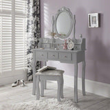 OUTLET-Capri Dressing Table Grey - Laura James