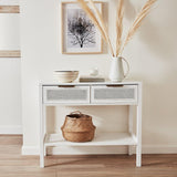 Outlet - Charlie Console Table - White - Laura James