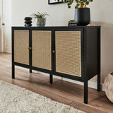 OUTLET - Charlie 3 Door Sideboard - Black