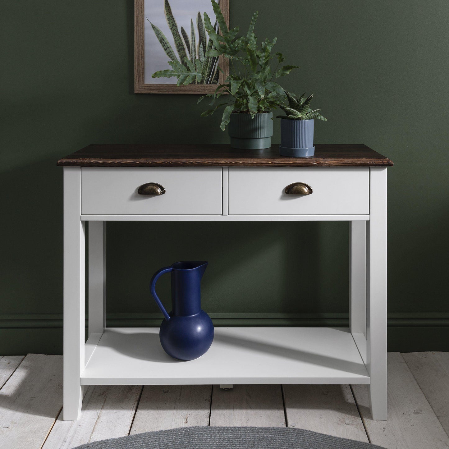 Chatsworth Console Table in White - Laura James