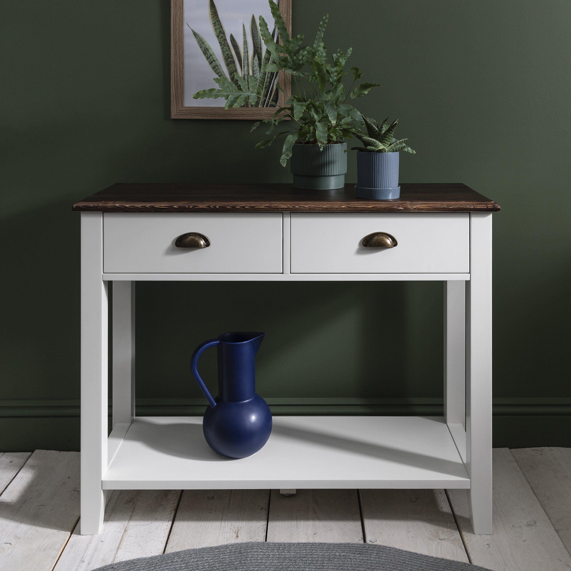 Chatsworth Console Table in White - Laura James