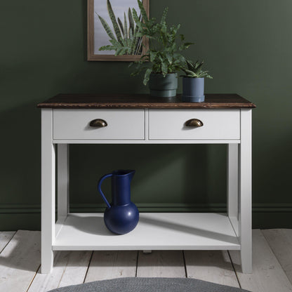 Chatsworth Console Table in White - Laura James