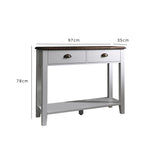 Outlet – Chatsworth Console Table in White - Laura James
