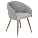 Duri Light Grey Dining Chair - Laura James