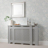 Edith radiator cover - grey - adjustable - Laura James