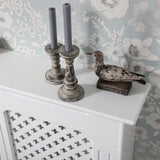 OUTLET-Edith radiator cover - white - adjustable - Laura James