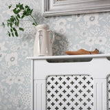 OUTLET-Edith radiator cover - white - adjustable - Laura James