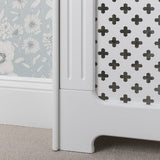 OUTLET-Edith radiator cover - white - adjustable - Laura James