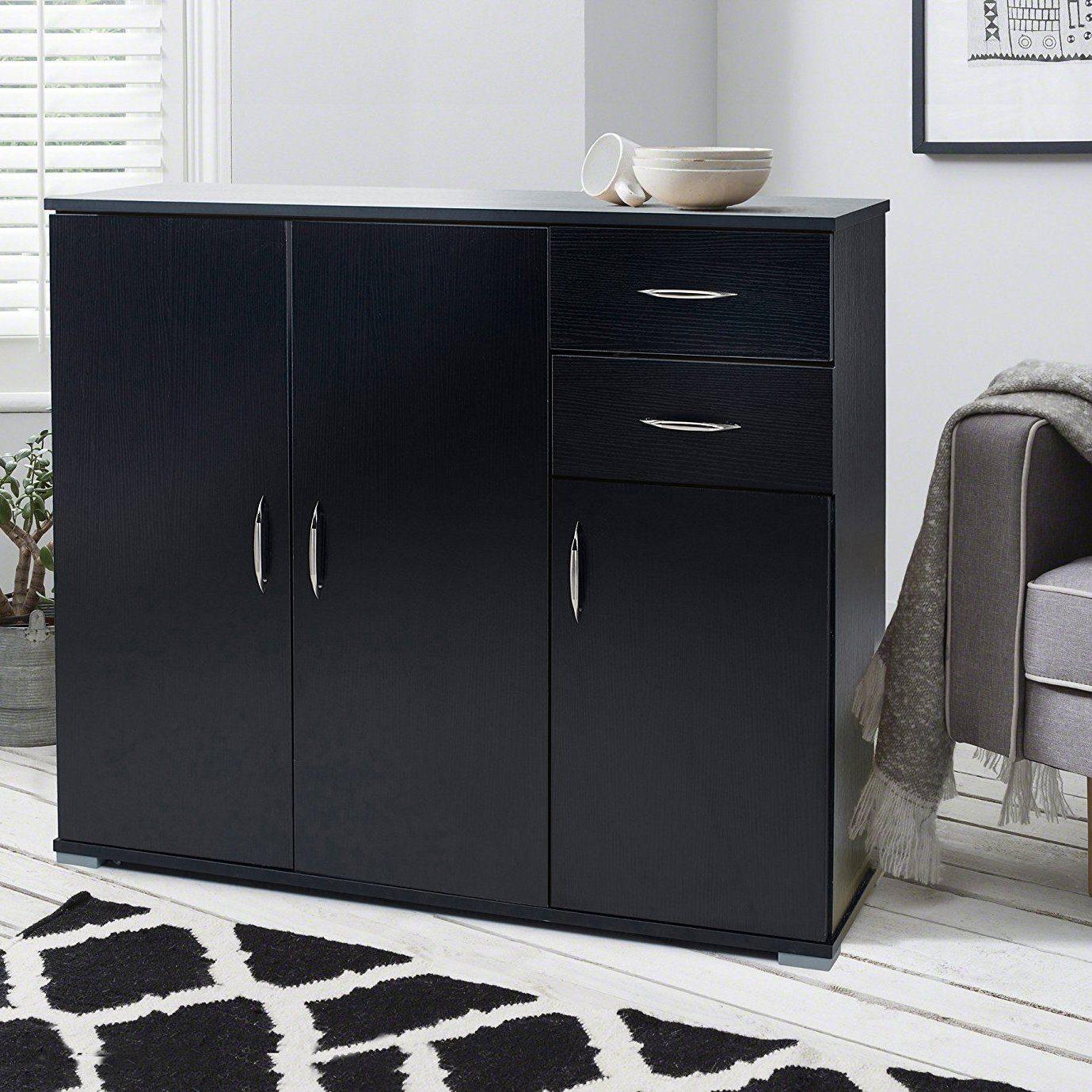 Outlet - Essie - Storage Cabinet - Home Office - Black - Laura James