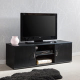 Black TV Unit with Storage and Shelf - Laura James - Laura James