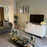 Gloria Large White Sideboard - Laura James