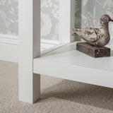 OUTLET-2 Drawer Console Table - White - Laura James