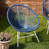 Hebe garden sofa set - navy blue - Laura James
