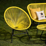 Hebee garden sofa set - yellow - Laura James