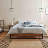 OUTLET-Heeley Metal and Wood bed King - Laura James